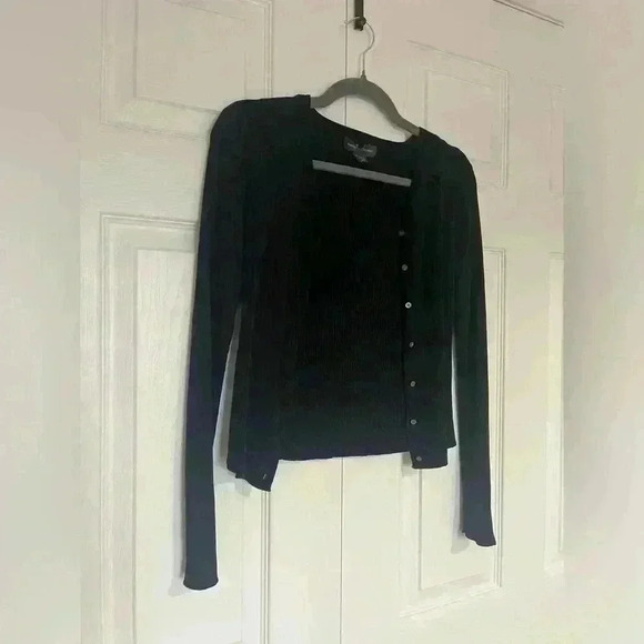 Banana republic 100%  silk navy blue cardigan XS - Picture 2 of 4
